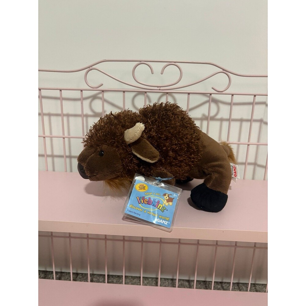 Ganz webkinz buffalo with code